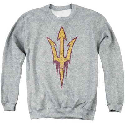 Men's Arizona State University Distressed Primary Crewneck Sweatshirt