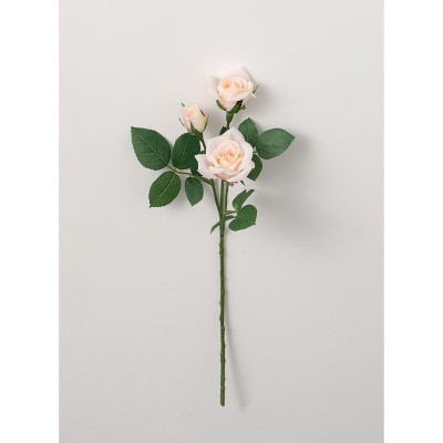 Sullivans Artificial Rose Stem 14.5"H Green