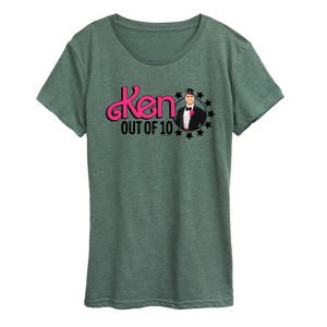 Women's - Barbie - Ken Out Of 10 Short Sleeve Graphic T-Shirt - 1 of 4