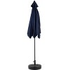 9FT Outdoor Patio Umbrella Outdoor Table Umbrella with Push Button Tilt and Crank - 4 of 4