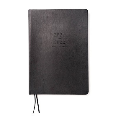 Undated Planner B5 Case Weekly Vegan Black - Russell+Hazel