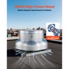 VEVOR Roof Exhaust Fan, Attic Vent Fan with High-Power Motor, 24.8inch Fan Base Aluminum Alloy, Speed Control Adjustable Airflow 4000/5000CFM, Silver - 3 of 4