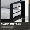 Aluminum Outdoor Patio Furniture Set, Modern Patio Conversation Sets with 5 Inch Cushion and Coffee Table for Balcony, Garden - 4 of 4