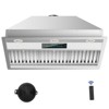 Tylza 30 in. 900 CFM Convertible Ductless Insert Range Hood With 4 Speed Gesture Sensing - 4 of 4