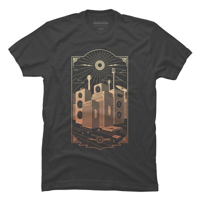 Men's Design By Humans Sound City By Gammaray85 T-Shirt