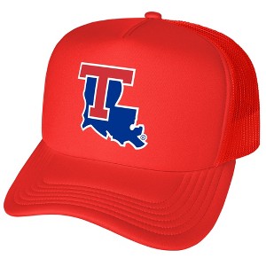 Louisiana Tech University Primary Logo Foam Trucker Cap Red Os - 1 of 4