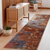 Modern Area Rug Washable Non-Slip Abstract Floor Mat, Non-Shedding Contemporary Accent Rug - 2 of 4
