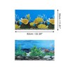 Unique Bargains Aquarium Fish Tank Background Poster Double-sided Fish Tank Background Decor Sticker 1pcs - 4 of 4