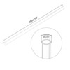 Unique Bargains Lamp and Lantern Water Cooling System Acrylic Rigid Round Pipe Clear 10" - 2 of 4