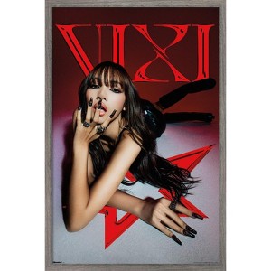 Trends International LISA - VIXI Red Star Framed Wall Poster Prints - 1 of 4