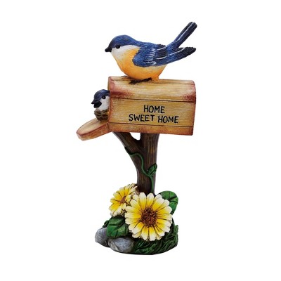 Transpac Resin Bird Mailbox Home Sweet Home Decorations Spring