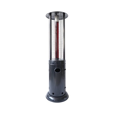 Commercial Infrared Flame Glass Tube Outdoor Patio Heater Black - AZ Patio Heaters