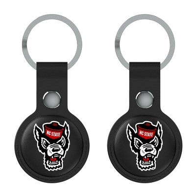 Keyscaper NCAA ACC Universities Insignia Black Airtag Holder 2-Pack