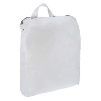 Unique Bargains Portable Laundry Bag White Gray 1 Pc