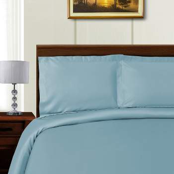 1000 Thread Count Solid Lyocell-Blend Duvet Cover Set by Blue Nile Mills