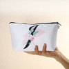 Unique Bargains Large Capacity Zipper Personalized Small Makeup Bag White - 4 of 4