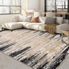 Modern Abstract Washable Living Room Bedroom Area Rugs, Soft Large Non Slip Floor Carpet for Home Office - 2 of 4