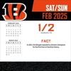 NFL Cincinnati Bengals 2025 Box Calendar - 4 of 4