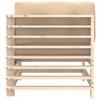 vidaXL Solid Pine Wood Corner Sofa – Modular, Sturdy Outdoor Furniture with Cushions, Ideal for Garden, Patio, Terrace - Excellent Seating Experience - 4 of 4