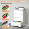 XIYUYEU 3 Drawer Mobile File Cabinet with Lock Metal Filing Cabinets Under Desk Storage - 2 of 4