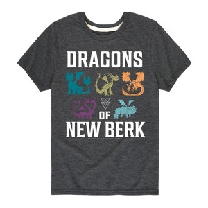 Boys' - How to Train Your Dragon - Dragons Of New Berk Short Sleeve Graphic T-Shirt - 1 of 4