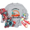 Simply Sage Market Women's Powered By Christmas Long Sleeve Garment Dyed Tee - 2 of 3