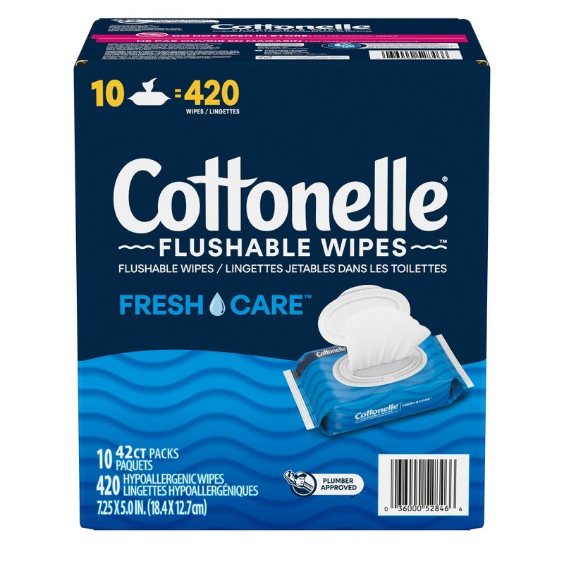 Cottonelle Flushable Wet Wipes, 3 of 15