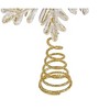 Kurt Adler Christmas/Holiday Snowflake Treetopper, Gold, 7" - 2 of 4