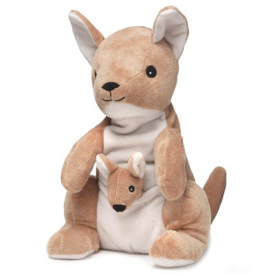 stuffed kangaroo with joey