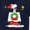 Men's - Peanuts - Snoopy & Woodstock House Sleigh Short Sleeve Graphic T-Shirt - 2 of 4