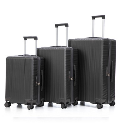 Dexmalle 3 pcs/set in ABS Spinner Wheel Luggage