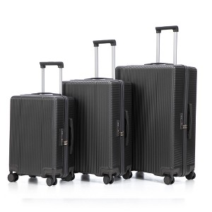 Dexmalle 3 pcs/set in ABS Spinner Wheel Luggage - 1 of 4