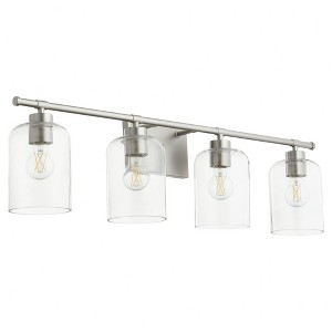 Quorum Lighting Tribute 4 - Light Vanity in  Satin Nickel - 1 of 1