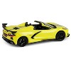2022 Chevrolet Corvette C8.R Convertible Yellow with Silver Stripes "Barrett-Jackson" 1/64 Diecast Model Car by Greenlight - 2 of 4