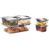 Food Storage Containers, Set of 5 (10 Pieces), BPA-Free, Leak-Proof, Clear - 2 of 4