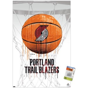 Trends International NBA Portland Trail Blazers - Drip Basketball 21 Unframed Wall Poster Prints - 1 of 4