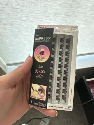 Kiss Products Impress Self Adhesive Eyelashes - Natural Lash Clusters ...