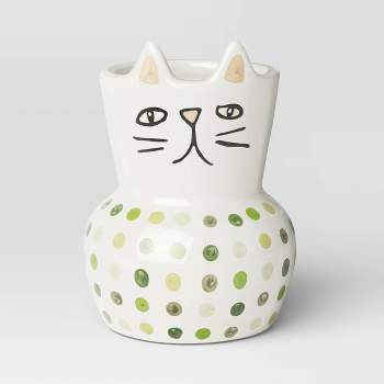Ceramic Family Cat Outdoor Planter - Threshold™