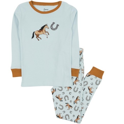 Leveret Kids Cotton Pajamas - Animal Print - image 1 of 3