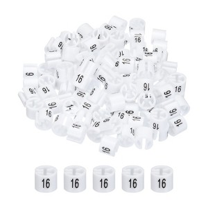 Unique Bargains Easy to Remove Reusable Easy to Recognize Hanger Markers Label - 1 of 3