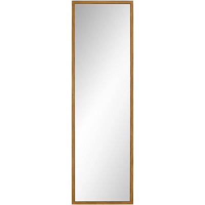 Noble Park Eton Gold 18" x 60" Rectangular Thin Framed Wall Mirror