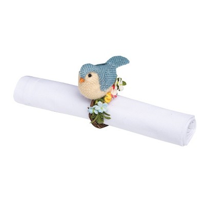 Gallerie II Bluebird Napkin Ring Set of 6