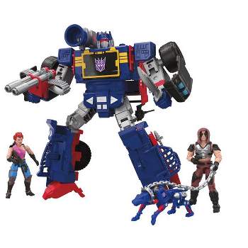 Decepticon Soundwave Dreadnok Thunder Machine Figure Set | G.I. Joe | Transformers Collaborative Action figures