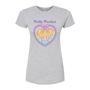 Women's - Polly Pocket - Polly Pocket Heart Fitted Graphic T-Shirt - 1 of 3