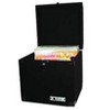 Odyssey Carpeted Record Storage Utility Case for 90 Individual 12-Inch Vinyl Records/LPs with Latching Lid and Soft Grip Handle, Black - 2 of 4