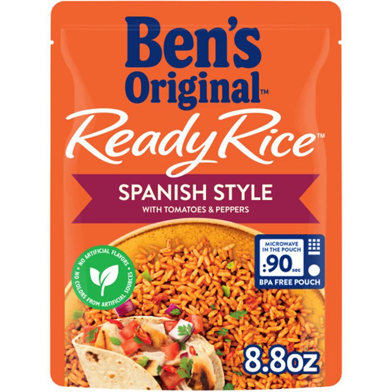 Ben&#39;s Original Ready Rice Spanish Style Rice Microwavable Pouch - 8.8oz, 1 of 7