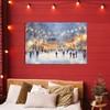 Stupell Industries Ice Skating Under The Lights Canvas Art - 3 of 4
