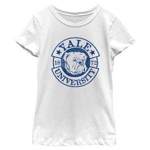 Girls Yale University College Mascot 1872 T Shirt - 1 of 4