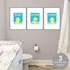 Big Dot of Happiness Ducky Duck - Unframed Wash, Brush, Flush - Bathroom Wall Art - 8 x 10 inches - Set of 3 Prints - image 3 of 4