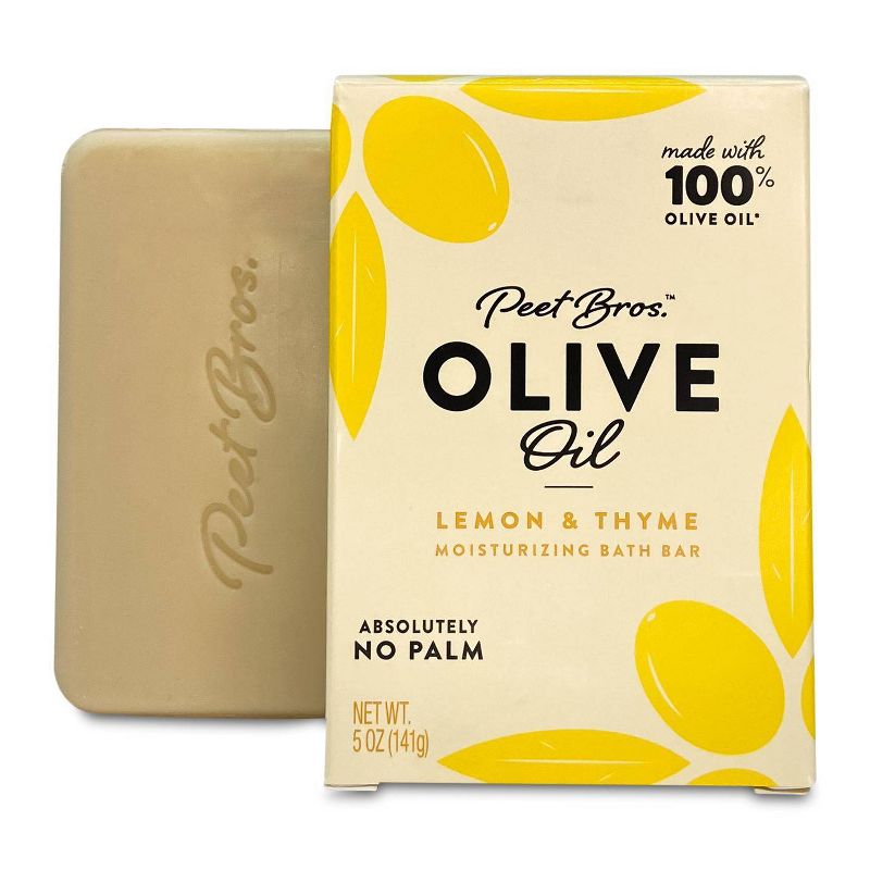Peet Bros. Olive Oil Bar Soap - Lemon and Thyme - 5oz/2pk, 5 of 9